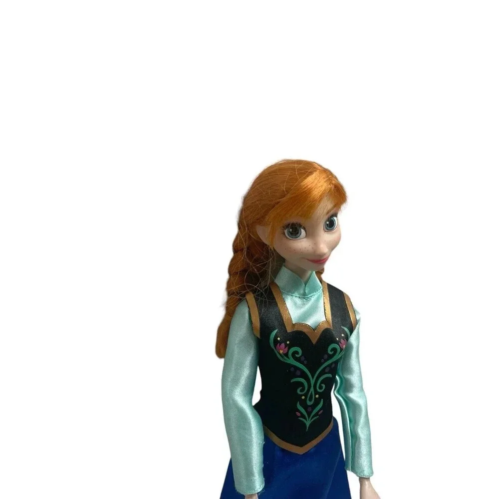 Disney Frozen Anna Barbie Fashion Doll Hasbro Red Hair Braids